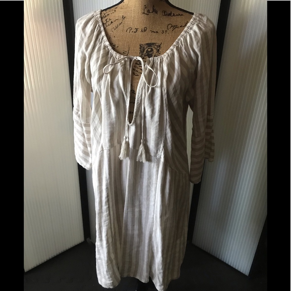 Free People Linen evening/work dress